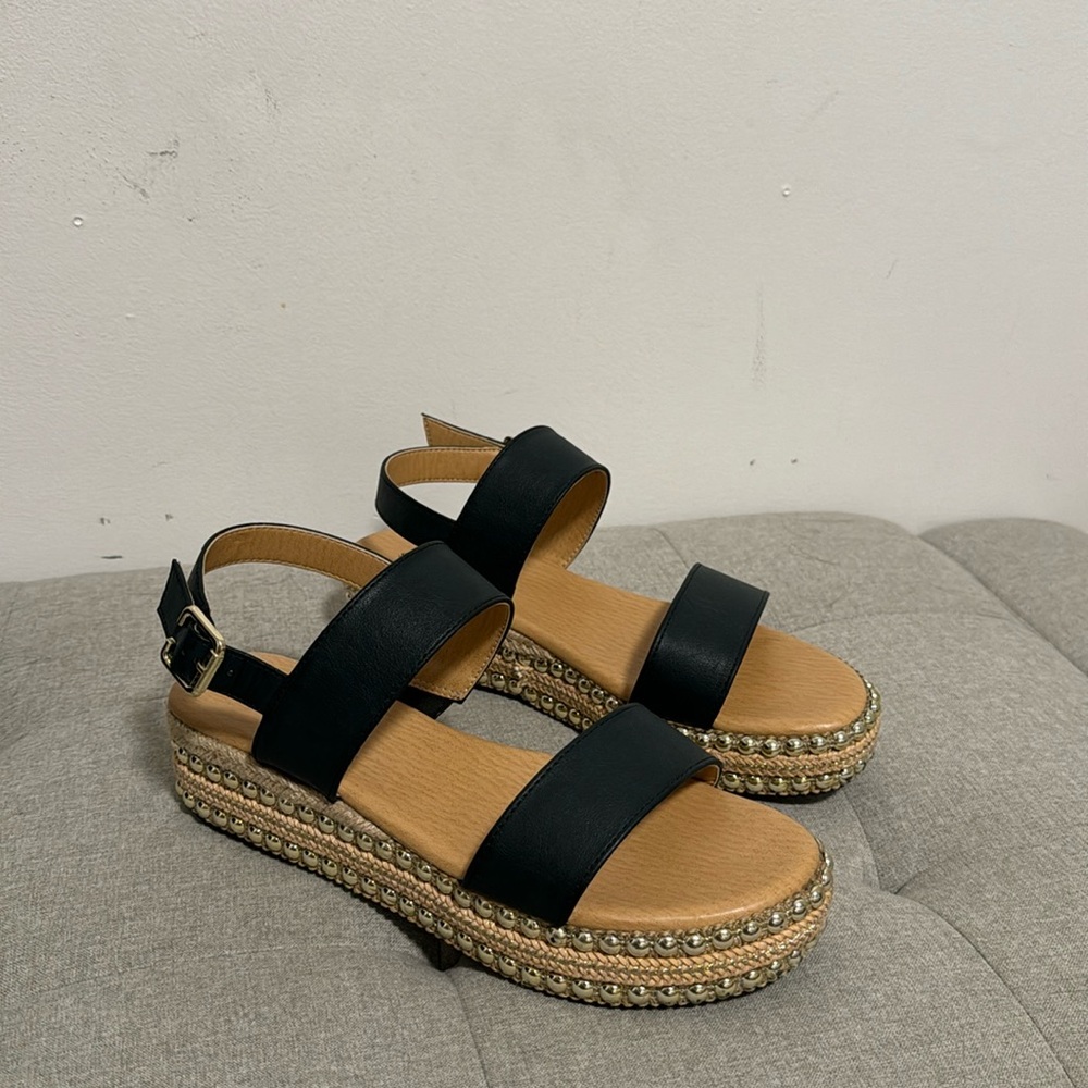 Seven dials platform sandal
